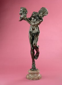 Komödie und Tragödie, "Sic Vita", modelliert 1891-92, gegossen ca. 1902-05
