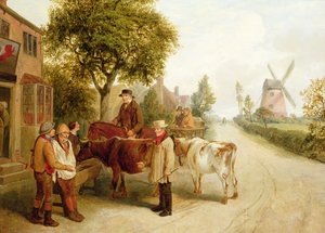 Vor dem Roten Löwen