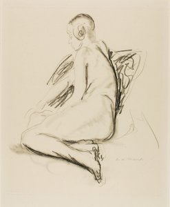 Sitzender Akt von Alfred H. Maurer
