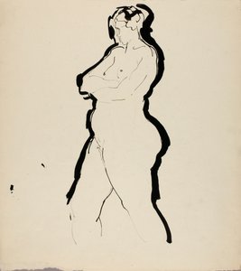 Stehender Akt von Alfred H. Maurer