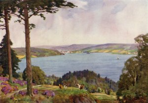 Dänemark: Vejle Fjord, Südjütland von Alfred Heaton Cooper