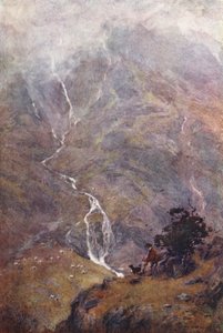 Lake District: Der Schäfer, Yewdale, Coniston von Alfred Heaton Cooper