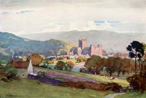 Wells, von Milton Hill aus von Alfred Heaton Cooper