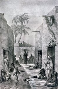 Eine Straße mit ägyptischen Tänzerinnen, Ägypten