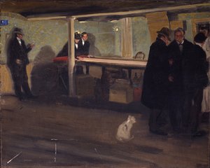 Abend im Club, ca. 1902