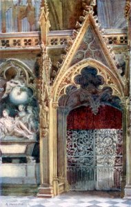Eingang zum Chor, Westminster Abbey, 1902