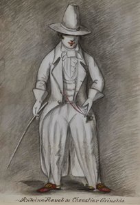 Antoine Ravel als Chevalier Grinaldo von Alfred Jacob Miller