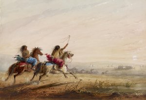 Indische Mädchen: Rennen von Alfred Jacob Miller