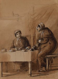 Sairey Gamp und Betsy Prig von Alfred Jacob Miller