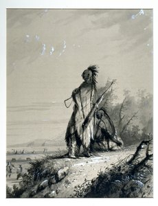 Sioux-Indianerwache von Alfred Jacob Miller