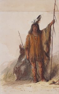 Kriegskleidung, ca. 1837 von Alfred Jacob Miller