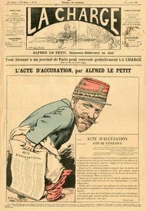 Cover der "La Charge (1888)", Satirisch in Farben von Alfred Le Petit