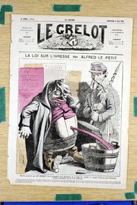 Titelblatt von Le Grelot, Nummer 58, Satirique en Couleurs von Alfred Le Petit