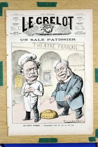 Titelblatt des „Le Grelot“, Nummer 721, Satirisch in Farben