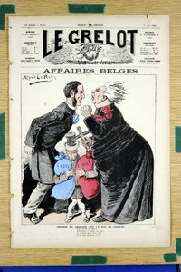 Cover von „Le Grelot“, Nummer 697, Satire in Farben