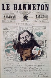 Gustave Courbet, Titelillustration aus der Zeitschrift 