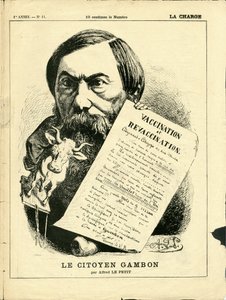 Illustration von Alfred Le Petit (1841-1909) in La Charge (1870), Nr. 11 von Alfred Le Petit