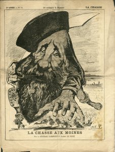 Illustration von Alfred Le Pete (1841-1909) in La Charge (1870), Nr. 12