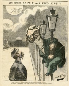 Illustration von Alfred Le Petity für das Cover von Le Grelot von Alfred Le Petit