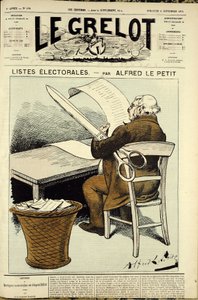 Illustration für das Cover von Le Grelot, Nr. 178 von Alfred Le Petit
