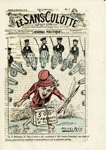 Illustration für das Cover von Le Sans-culotte, Nr. 7 von Alfred Le Petit