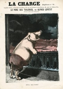 La Charge (1870), Nr. 15, Satirisch in Farben von Alfred Le Petit