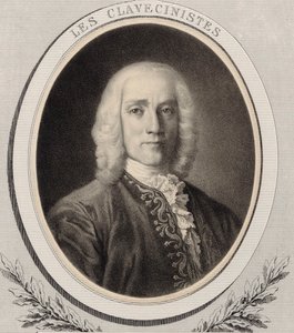 Porträt des Komponisten Domenico Scarlatti 1685-1757, ca. 1850 von Alfred Lemoine