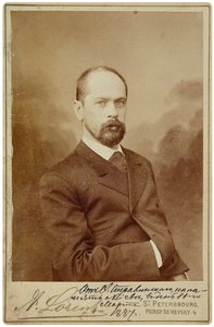 Porträt des Bass-Opernsängers Fjodor Ignatjewitsch Stravinsky von Alfred Lorens