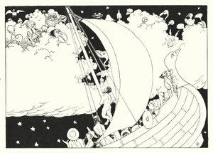Lucians Wahre Geschichte: Wolkenkuckucksheim (Stich) von Alfred Payne Garnett