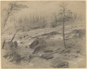 Die Dalles von St. Louis von Alfred R. Waud