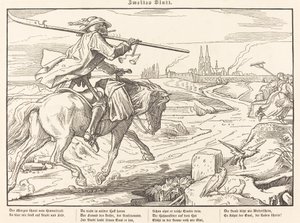 Auch ein Totentanz II von Alfred Rethel