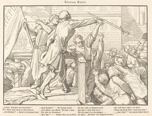 Auch ein Totentanz IV von Alfred Rethel
