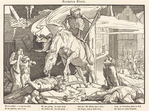 Auch ein Totentanz VI von Alfred Rethel