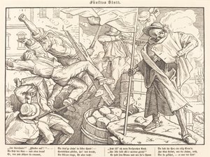 Auch ein Totentanz V von Alfred Rethel