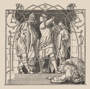 Die Nibelungen. Wie sie die Toten aus der Halle warfen, 1840-1841
