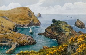 Boscastle, Hafeneinfahrt