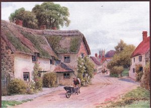 Carhampton, Somerset, aus The Cottages and the Village Life of Rural England, veröffentlicht von Dent & Sons Limited von Alfred Robert Quinton