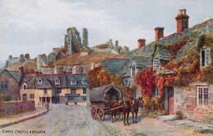 Corfe Castle und Dorf