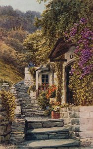 Cottages, North Hill, Clovelly von Alfred Robert Quinton