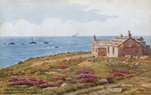 Erstes und letztes Haus in England und Longships-Leuchtturm, Lands End