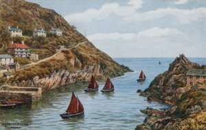 Hafeneinfahrt, Polperro von Alfred Robert Quinton