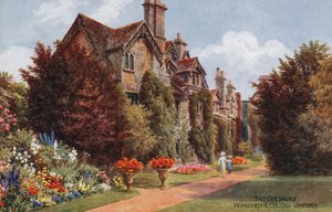 Die Cottages, Worcester College, Oxford von Alfred Robert Quinton
