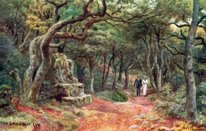 Der Erdrutsch, Isle of Wight von Alfred Robert Quinton