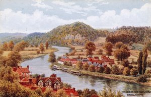 Der Severn, von Castle Walk, Bridgnorth von Alfred Robert Quinton