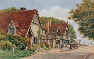 Tudor-Häuser in Rottingdean von Alfred Robert Quinton