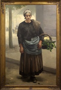 Marianne Offrey, grün schreiend von Alfred Roll