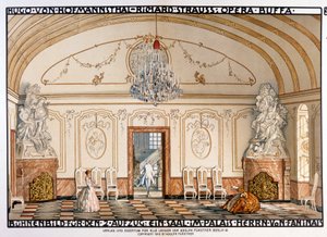 Richard Strauss: Der Rosenkavalier. Bühnenbild von Roller. 2. Akt von Alfred Roller