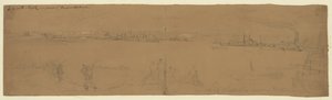 Transporte in Alexandria, die Truppen entfernen von Alfred Rudolph Waud