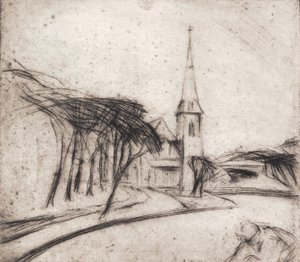 Weg mit Kirche