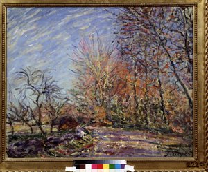 Am Waldrand von Fontainebleau von Alfred Sisley